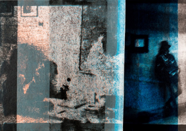 01 z cyklu KLISZE FOTOGRAFIA PAMIEC OBRAZ GRAFICZNY REMINISCENCES XI guma chromianowa 70x100cm 2015